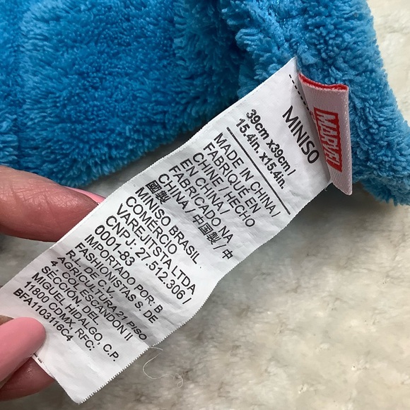 Miniso Marvel Captain America Plush Lovey Security Blanket Toy - Picture 14 of 16